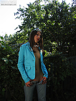 Russian beautiful babes amour angels in blue coatee