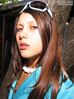 Russian beautiful babes amour angels in blue coatee