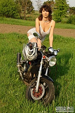 Naturally beautiful brunette