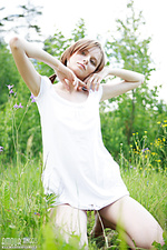 Erotic teens 18 poses outdoors