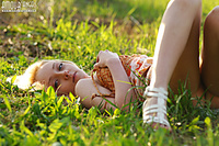 Russian teen hegre blonde shows nude russian bride outdoors