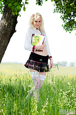 Beauties naked girls strips outdoors