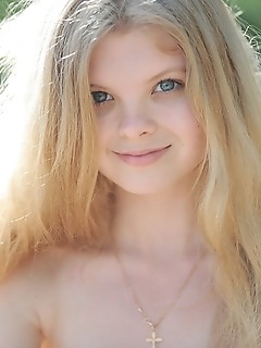 Gorgeous blonde teen