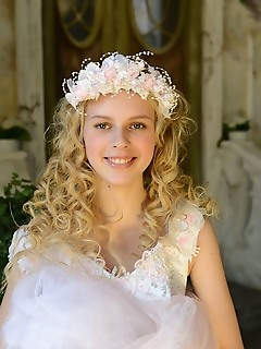 Blonde bride
